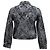 Schwarze Baumwoll-Denim-Jacke mit Spitzenmuster von Marc Jacobs - Ansicht 3