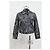 Schwarze Baumwoll-Denim-Jacke mit Spitzenmuster von Marc Jacobs - Ansicht 8