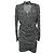 Vestido Mini Gathered Brydie em Poliamida Preta da Ba&Sh Preto