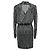 Vestido Mini Gathered Brydie em Poliamida Preta da Ba&Sh Preto - vista 2