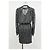 Vestido Mini Gathered Brydie em Poliamida Preta da Ba&Sh Preto - vista 7