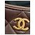 Timeless Bolsa hobo Chanel CC em couro marrom com corrente mista acolchoada Vermelho - vista 18
