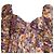 Abito mini arricciato con stampa floreale Zimmermann in cotone multicolore - vista 3