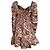 Abito mini arricciato con stampa floreale Zimmermann in cotone multicolore - vista 4