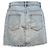 Falda Mini A-Line en Denim de Algodón Azul de Marc by Marc Jacobs Azul claro - vista 3
