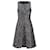 Michael Kors Floral Printed Midi Dress in Navy Blue Polyester  ref.2108280