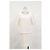 Vestido mini con efecto de cuello en la espalda Sandro Paris en viscosa blanca Blanco Crudo - vista 6