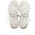 Sneakers Oversized Alexander Mcqueen in pelle metallica argento Metallico - vista 18