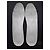 Sneakers Oversized Alexander Mcqueen in pelle metallica argento Metallico - vista 19