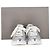 Sneakers Oversized Alexander Mcqueen in pelle metallica argento Metallico - vista 2