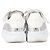 Sneakers Oversized Alexander Mcqueen in pelle metallica argento Metallico - vista 6