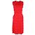 Stella Mc Cartney Vestido midi com franjas Emma Stella McCartney em poliéster vermelho