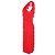Stella Mc Cartney Vestido midi com franjas Emma Stella McCartney em poliéster vermelho - vista 2