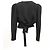 Ba&Sh Oxane plissiertes Wickel-Crop-Top aus schwarzem Polyester - Ansicht 3