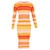 Autre Marque  Stine Goya Jeannie Striped Knitted Midi Dress in Multicolor Viscose Multiple colors Cellulose fibre  ref.2108311