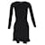 Autre Marque  Altuzarra Mikey Knitted Ruffled Hem Mini Dress in Black Viscose Cellulose fibre  ref.2108312