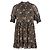 Vestido mini de cuello alto con estampado paisley en seda marrón Ulla Johnson