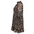Vestido mini de cuello alto con estampado paisley en seda marrón Ulla Johnson - vista 2