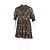 Vestido mini de cuello alto con estampado paisley en seda marrón Ulla Johnson - vista 4