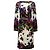Abito midi stampato floreale Erdem in seta multicolore