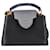  Louis Vuitton BB Capucines Top Handle Bag in Black Leather Red Dark red  ref.2108329