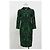 Autre Marque N 21 Brocade Midi Langarmkleid aus grünem Polyester - Ansicht 6