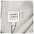Mini abito in bandage criss cross Herve Leger in rayon argento - vista 5