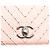 Chanel Rosa Chevron Pelle di Vitello Studded Full Flap - vista 12