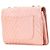Chanel Rosa Chevron Pelle di Vitello Studded Full Flap - vista 2