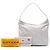 Goyard Hobo Boheme in Goyardine Bianca Bianco - vista 10