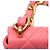 Chanel Mini Flap de piel de cordero acolchada rosa Funky Town - vista 10