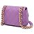 Chanel Mini Borsa in Pelle di Agnello Viola con Catena Candy Porpora - vista 2