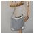 Céline Celine C Macadam Canvas Schultertasche Grau Auth JB071 Braun - Ansicht 22