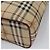 Borsa a Spalla Burberry Nova Check PVC Beige Rosso Vino Argento Auth EC077 Bordò - vista 16
