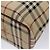 Borsa a Spalla Burberry Nova Check PVC Beige Rosso Vino Argento Auth EC077 Bordò - vista 17