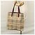 Borsa a Spalla Burberry Nova Check PVC Beige Rosso Vino Argento Auth EC077 Bordò - vista 23