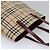 Borsa a Spalla Burberry Nova Check PVC Beige Rosso Vino Argento Auth EC077 Bordò - vista 6