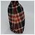 Borsa a mano in lana a quadri Nova Burberry rossa e nera Auth hk2273 Nero Rosso - vista 3