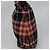 Borsa a mano in lana a quadri Nova Burberry rossa e nera Auth hk2273 Nero Rosso - vista 4