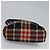 Borsa a mano in lana a quadri Nova Burberry rossa e nera Auth hk2273 Nero Rosso - vista 5