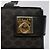 Céline Borsa a spalla in tela Macadam CELINE in pelle PVC nera e dorata Auth MY004 Nero D'oro - vista 17