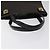 Céline Borsa a spalla in tela Macadam CELINE in pelle PVC nera e dorata Auth MY004 Nero D'oro - vista 7