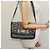 Céline Borsa a spalla Celine C Sulky in tela blu navy Auth EC321 - vista 24
