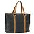 Céline Borsa a mano in tela Macadam CELINE C in suede grigio e oro Auth mr1055 Marrone D'oro