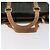 Céline Borsa a mano in tela Macadam CELINE C in suede grigio e oro Auth mr1055 Marrone D'oro - vista 7