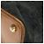 Céline Borsa a mano in tela Macadam CELINE C in suede grigio e oro Auth mr1055 Marrone D'oro - vista 9