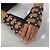 Seltene Chanel 18C Paris-Griechenland Laufsteg schwarze Leder-Fingerhandschuhe Größe 7 - Ansicht 2