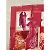 Foulard Dior in seta bianco e rosso 85x85 cm - vista 5