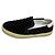 Ballerine Saint Laurent con borchie in tela e pelle nero bianco