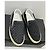 Ballerine Saint Laurent con borchie in tela e pelle nero bianco - vista 4